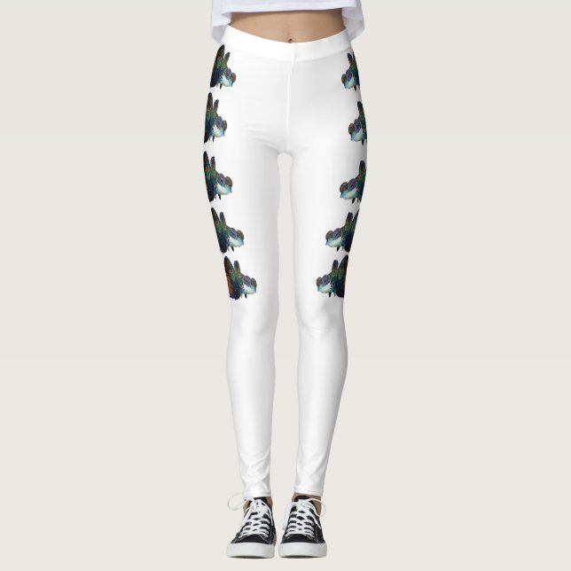 Leggings Pez mandarín recortado  (Anverso)