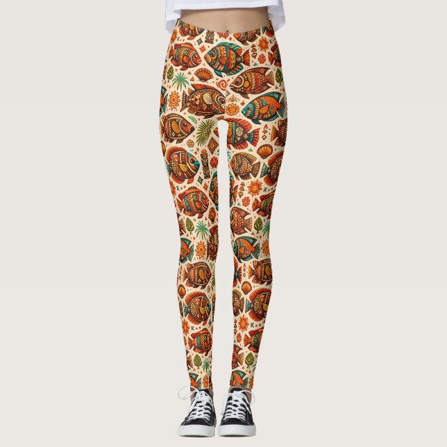 Leggings Pez Tropical Boho (Anverso)