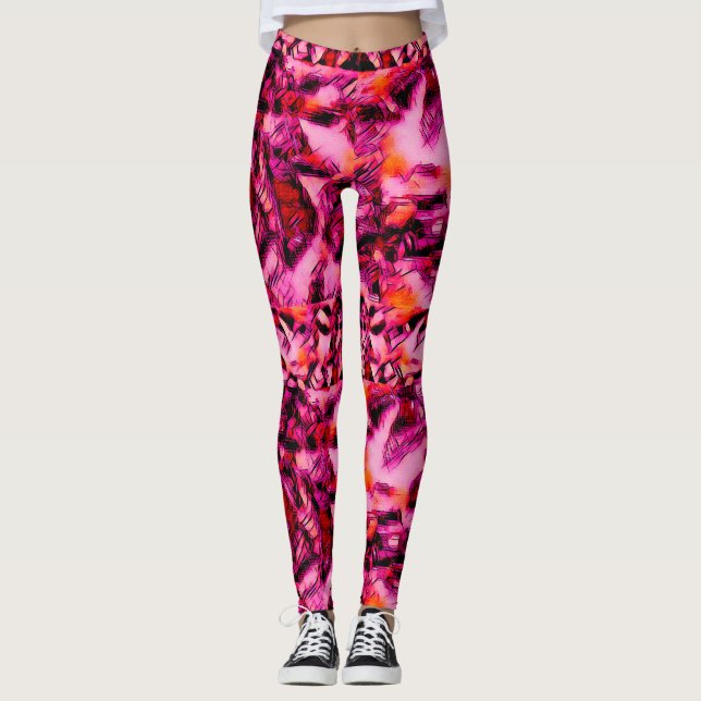 Leggings ~ Philtres de Kandi de las rosas fuertes (Anverso)