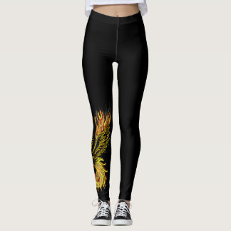 Leggings Phoenix que sube de las polainas de la pierna
