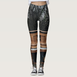 Leggings Piano cuto
