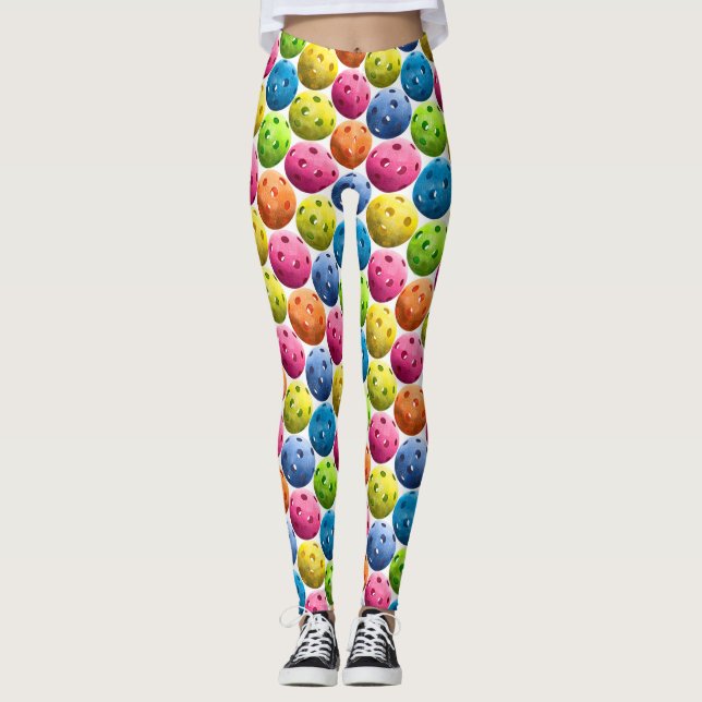 Leggings Pickleball colorido (Anverso)