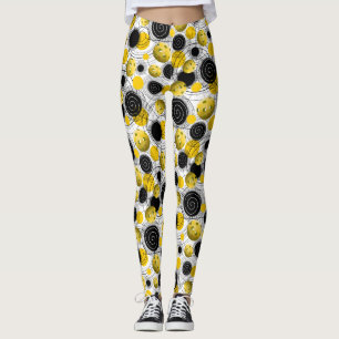 Leggings Pickleballs amarillo de oro - polainas