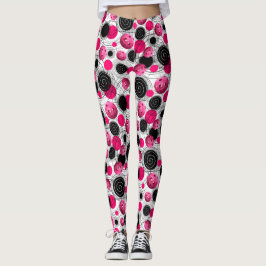 Leggings Pickleballs fucsia - polainas