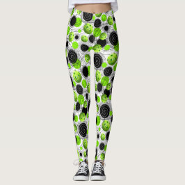 Leggings Pickleballs verde - polainas