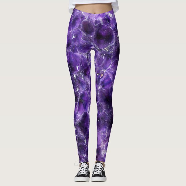 Leggings Picos de Amethyst en Caída (Anverso)