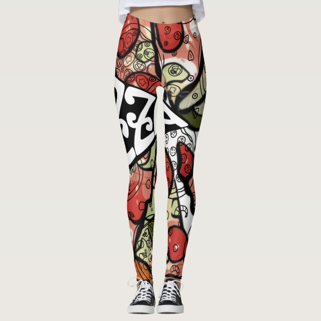 Leggings Pie de pizza (Anverso)