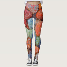Leggings Piedras, piedras y rocas de colores