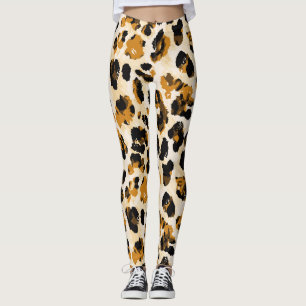 Leggings Piel de leopardo acuático, gradiente de tintes.
