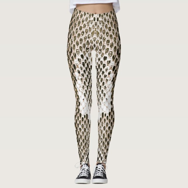 Leggings Piel de Python: Diseño de Patrón Animal (Anverso)