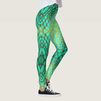 Leggings Piel de serpiente Aqua