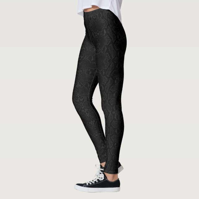 Leggings Piel de serpiente Black Python (Izquierda)