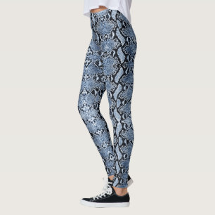 Leggings Piel de serpiente Blue Denim Python