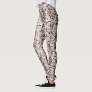 Leggings Piel de serpiente Brown Anaconda