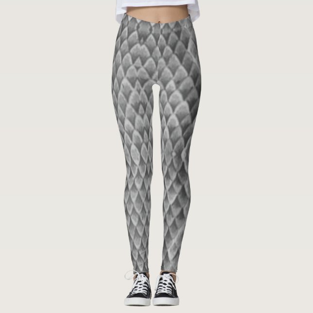 Leggings Piel de serpiente gris (Anverso)