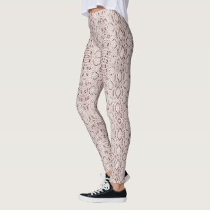 Leggings Piel de serpiente marrón