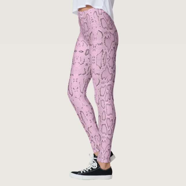 Leggings Piel de serpiente Rosa Anaconda (Izquierda)