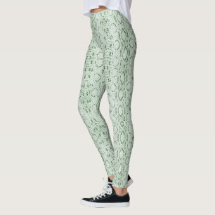 Leggings Piel de serpiente verde