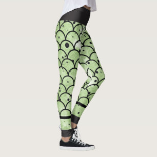 Leggings Piel de serpiente verde