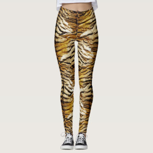 Leggings Piel de tigre, elegante, tigre, rayado, huella ani