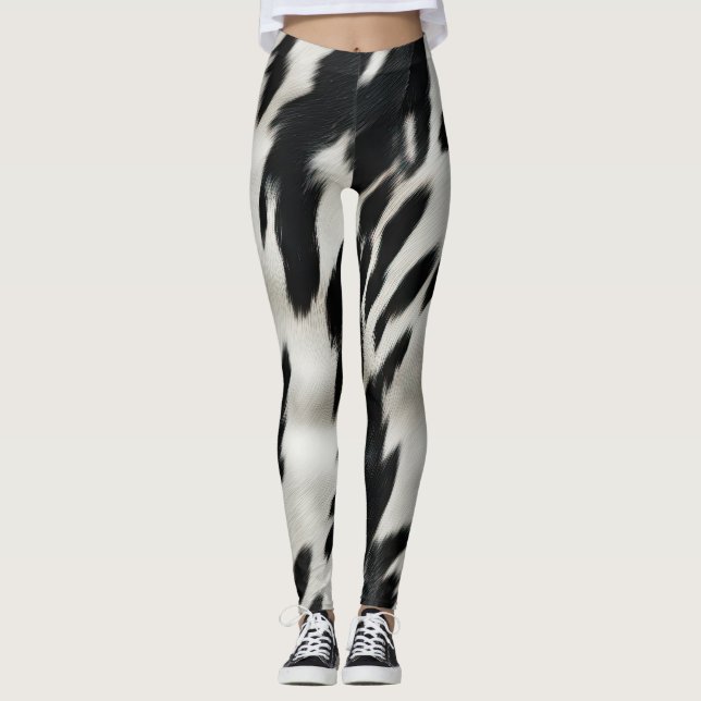 Leggings Piel de vaca de granja occidental (Anverso)