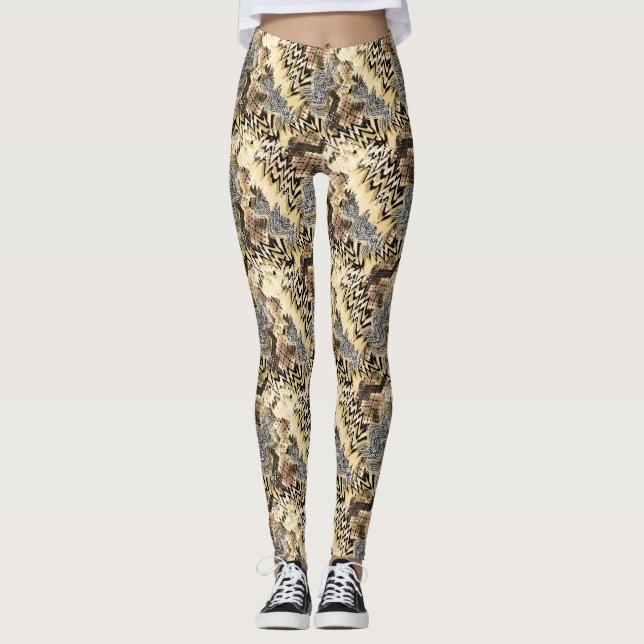 Leggings Piel jaguar, serpientes (Anverso)