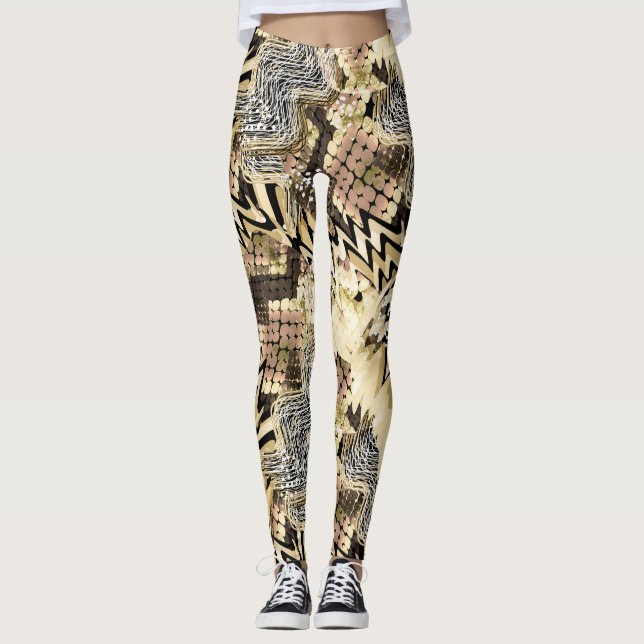 Leggings Piel jaguar, serpientes (Anverso)
