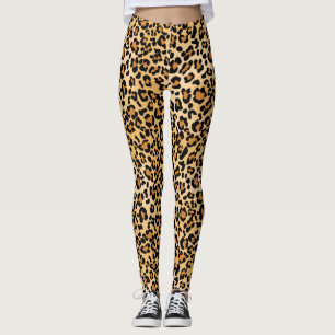 Leggings Piel leopardo Piel animal Imprimir