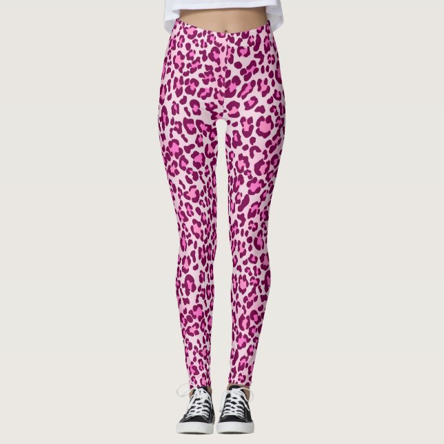 Leggings Piel leopardo Piel animal Imprimir (Anverso)