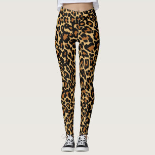 Leggings Piel leopardo Piel animal Imprimir