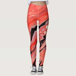 Leggings piel roja