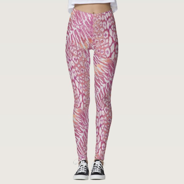 Leggings Piel tigre leopardo gato rayado de moda (Anverso)