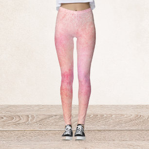 Leggings Piernas abstractas de color rosa y rosa