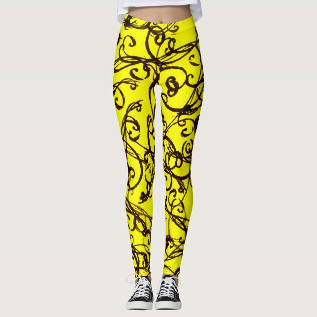 Leggings Piernas amarillas (Anverso)