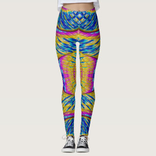 Leggings Piernas ~ amarillo rosa azul ~ Original