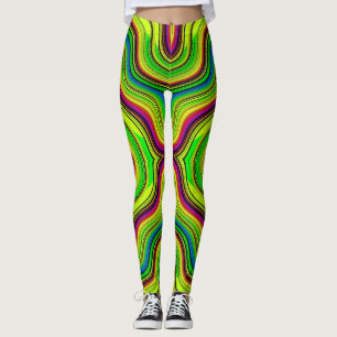 Leggings Piernas ~ amarillo rosa verde ~ original