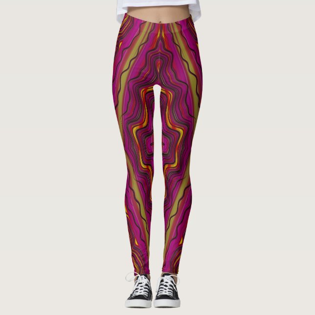 Leggings Piernas ~ amarillo rosado ~ Original (Anverso)