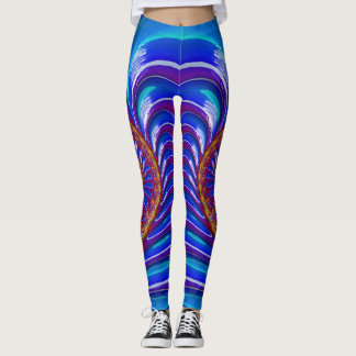 Leggings Piernas: amarillo violeta azul brillante ~ origina