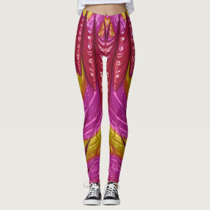 Leggings Piernas ~ azul dorado rosado ~ Original