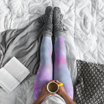 Leggings Piernas azul rosa de Unicornio mágico<br><div class="desc">Piernas azul rosa de Unicornio mágico | Elegante color de gradiente rosa azul.</div>