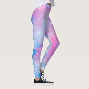 Leggings Piernas azul rosa de Unicornio mágico