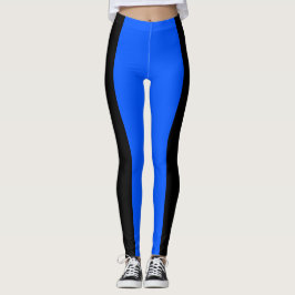 Leggings Piernas azul y negro