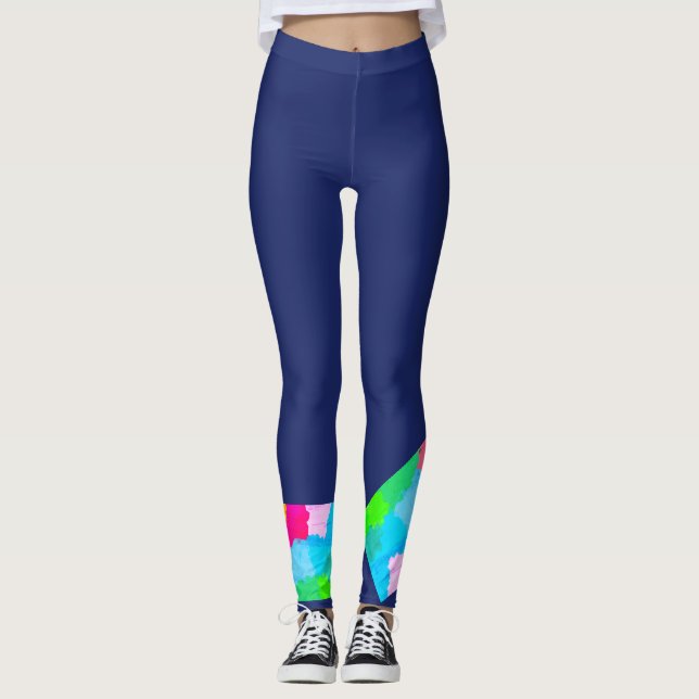 Leggings Piernas azules (Anverso)