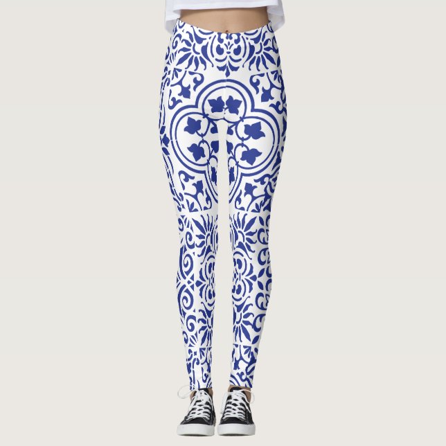 Leggings Piernas azules mexicanas (Anverso)