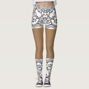 Leggings Piernas Beige Miniturales-XS-XL