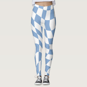 Leggings Piernas blancas azules