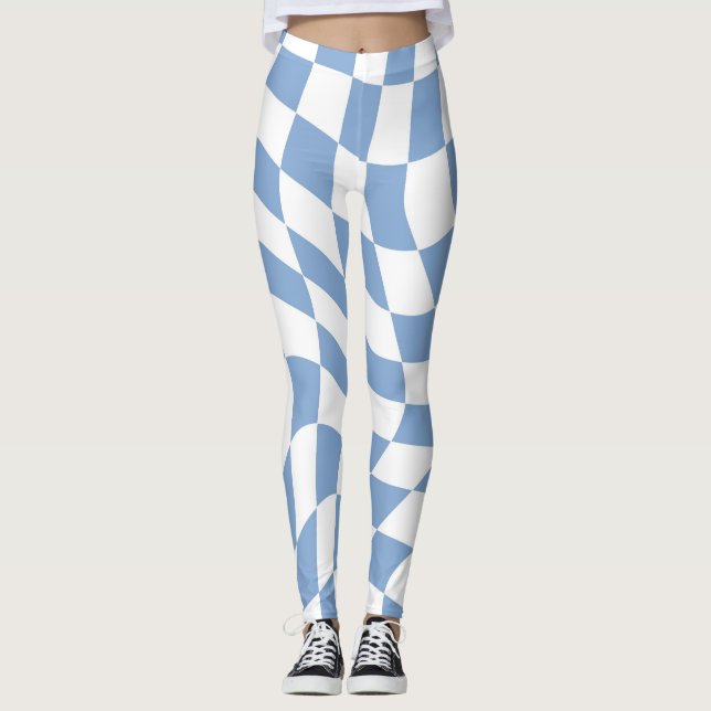 Leggings Piernas blancas azules (Anverso)
