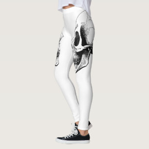 Leggings Piernas blancas de cráneo