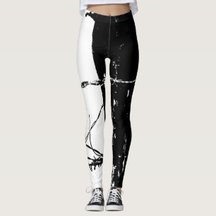Leggings Piernas blancas y negras