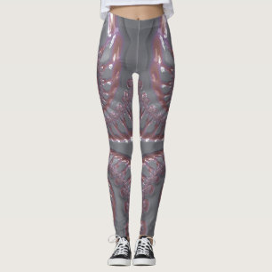 Leggings Piernas: blanco rosa pastel brillante ~ original